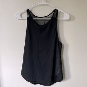 Black lululemon Running Tank